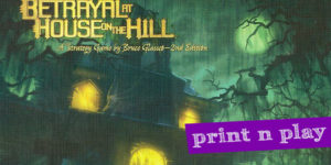 Betrayal at the House on the Hill Unofficial Expansion vol.2