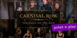 Carnival Row RPG